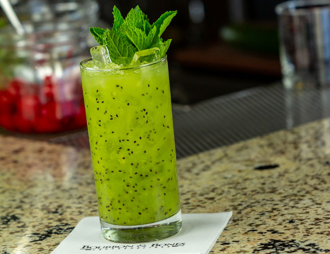 Tekiwi Cocktail with Patron Silver Tequila