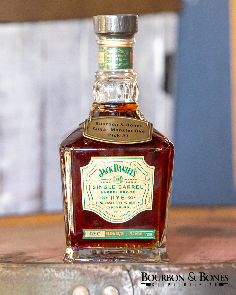 jack-daniels-single-barrel-barrel-proof-rye-bourbon-and-bones-sugar-monster-rye-pick-3